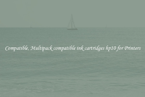 Compatible, Multipack compatible ink cartridges hp10 for Printers