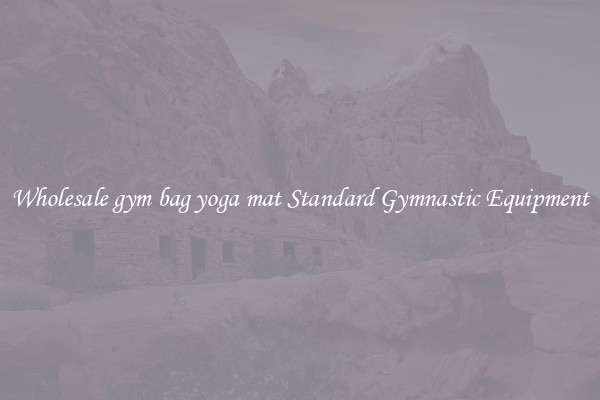 Wholesale gym bag yoga mat Standard Gymnastic Equipment