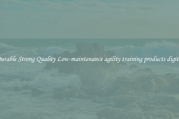 Durable Strong Quality Low-maintenance agility training products digital