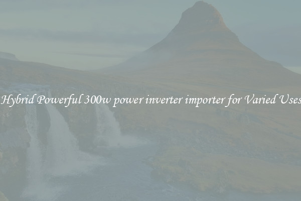 Hybrid Powerful 300w power inverter importer for Varied Uses